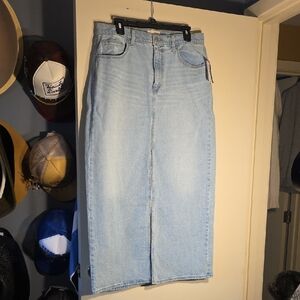 Universal Thread Light Blue Denim Skirt